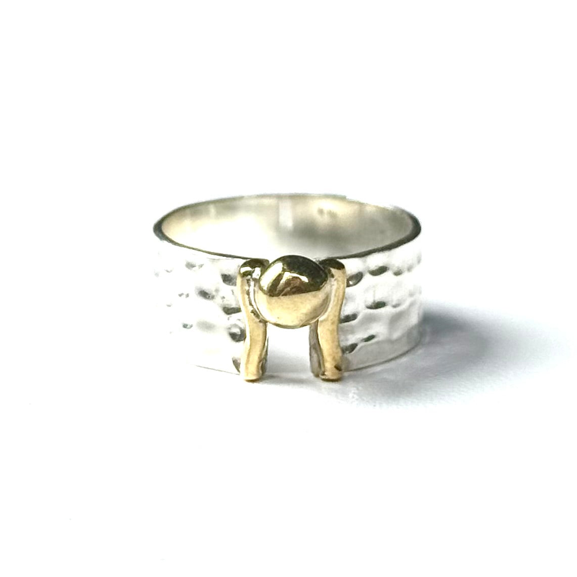 Silver925×brass plain ring 12