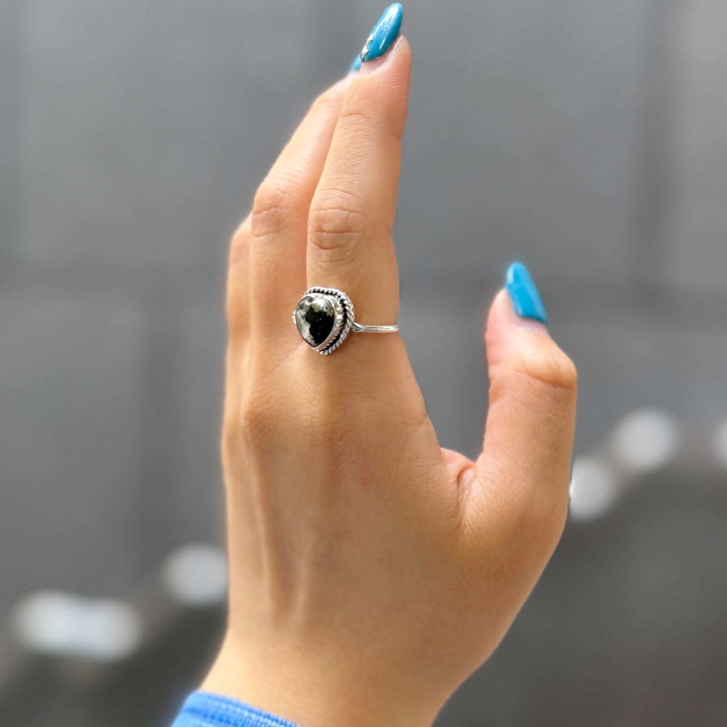 Heart design ring 7