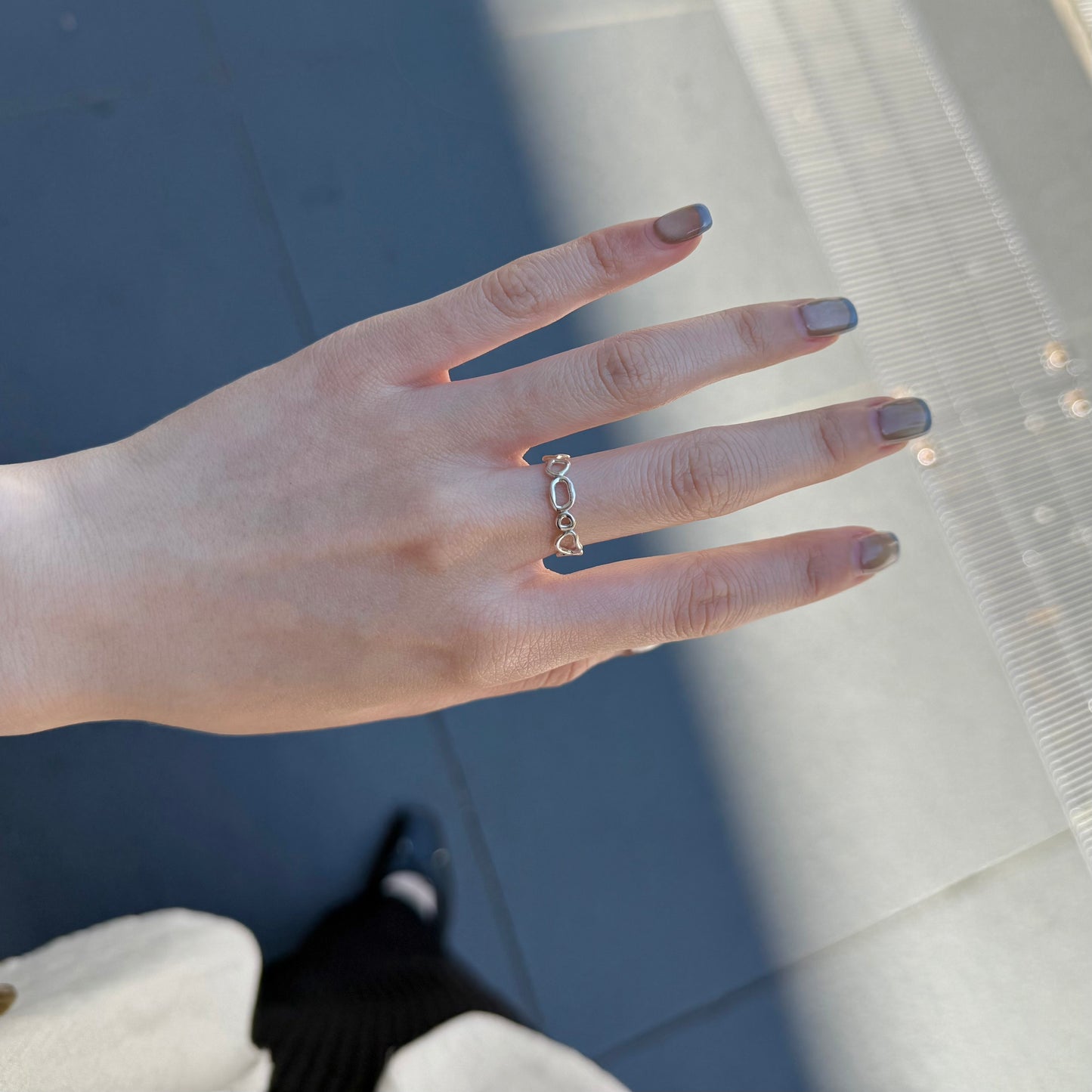 Silver925 plain ring 12