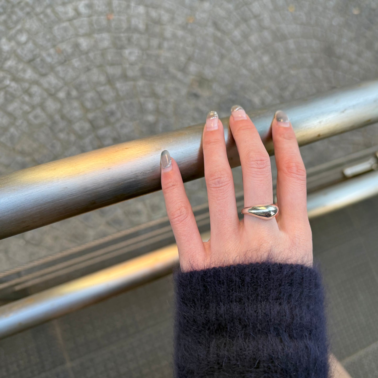 Silver925 plain ring 116