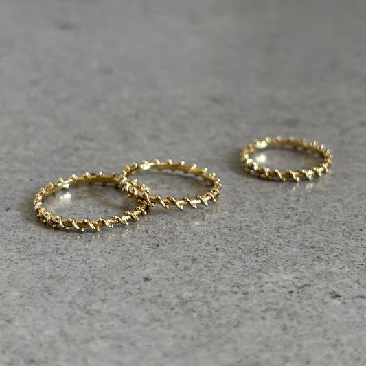 Brass plain ring 17
