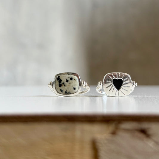 Heart design ring 11