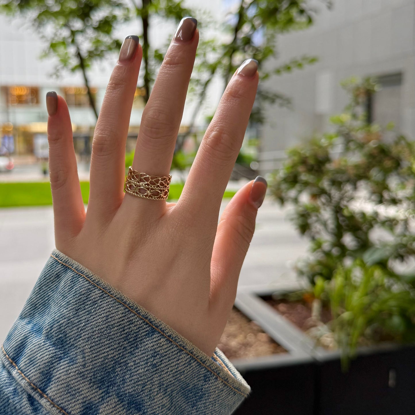 Brass plain ring 68