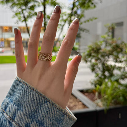 Brass plain ring 68