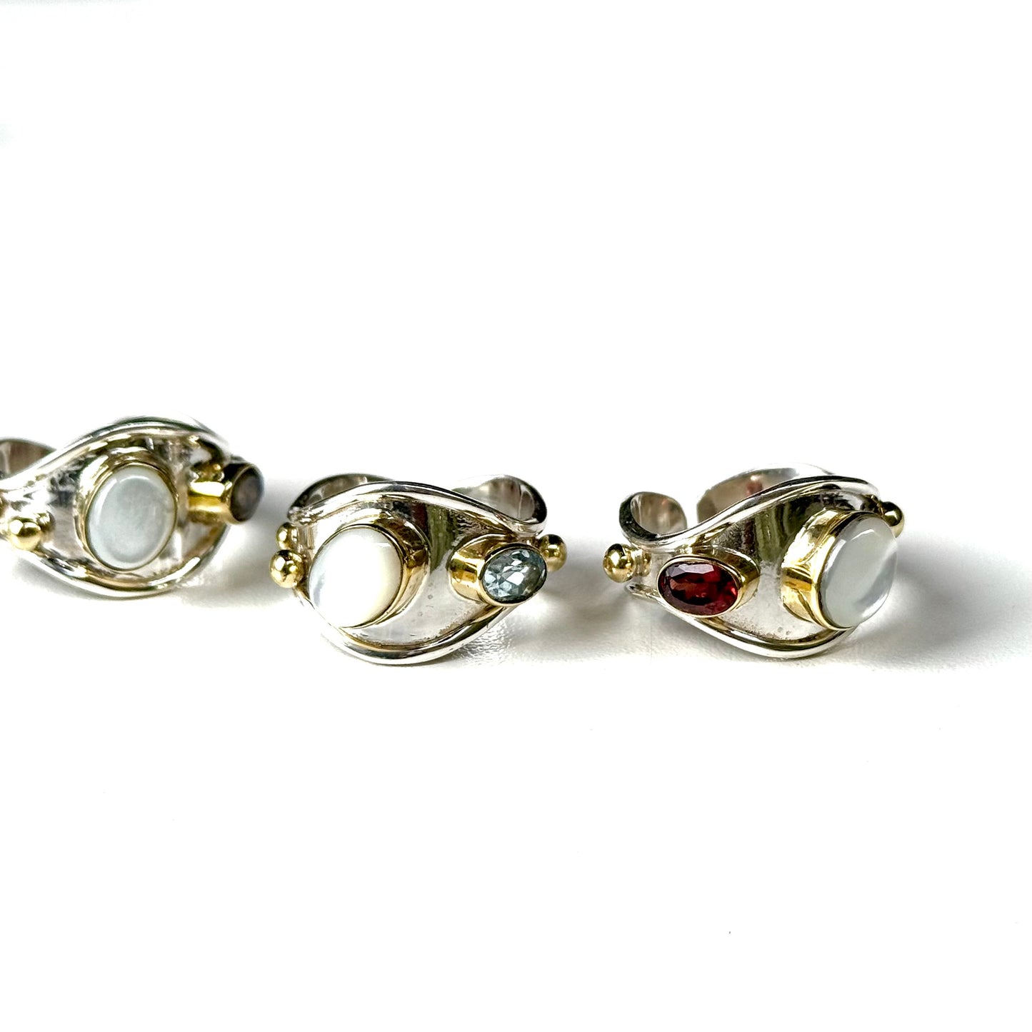 Silver925×Brass design ring 11