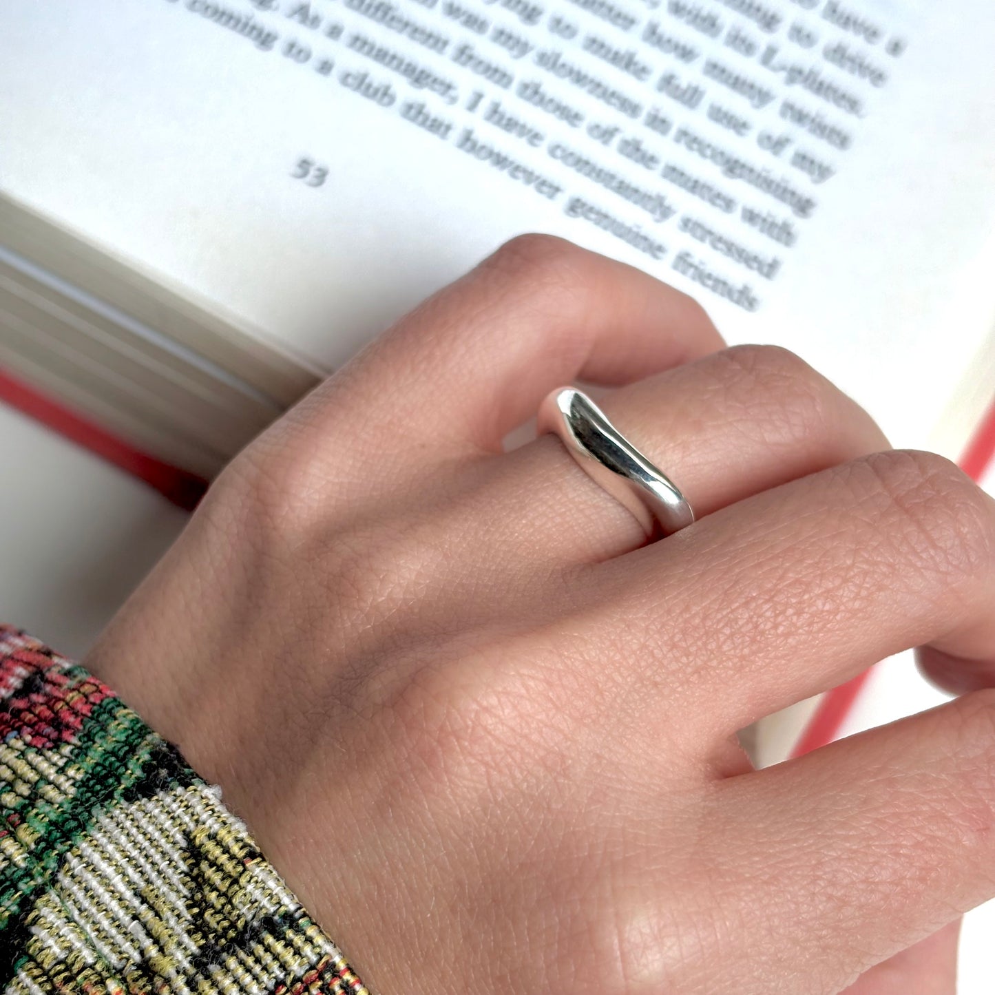 Silver925 plain ring 140