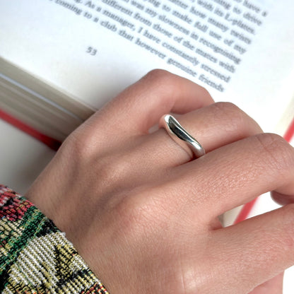 Silver925 plain ring 140