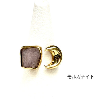 Brass Moon design ring