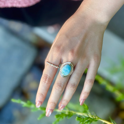 Larimar ring