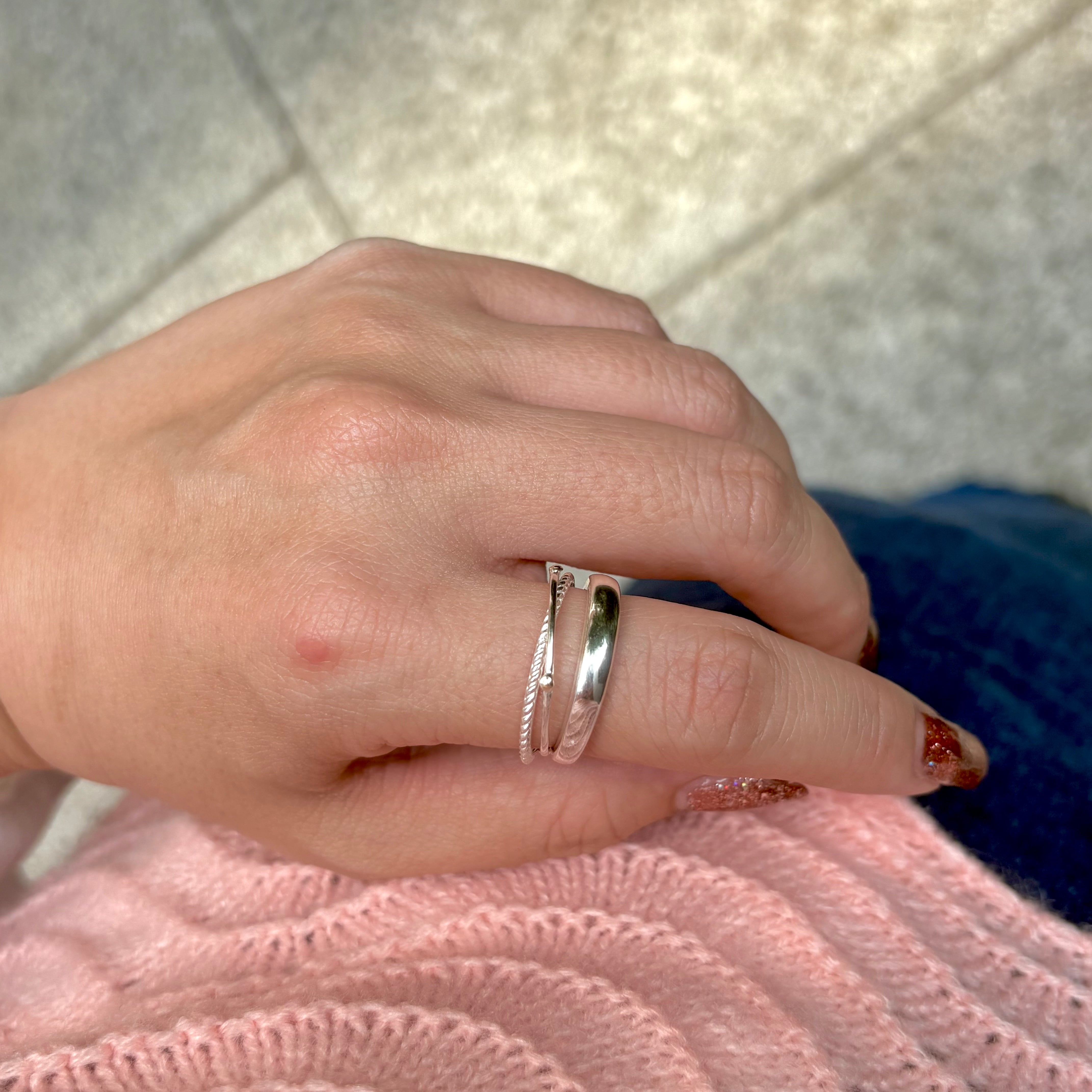 Silver925 plain ring 46 – Biju mam