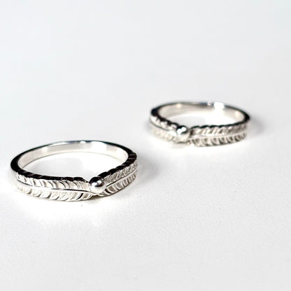 Silver925 plain ring 67