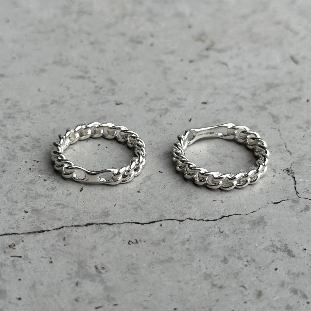 Silver925 plain ring 55