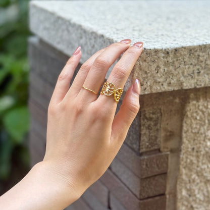 Brass plain ring 16