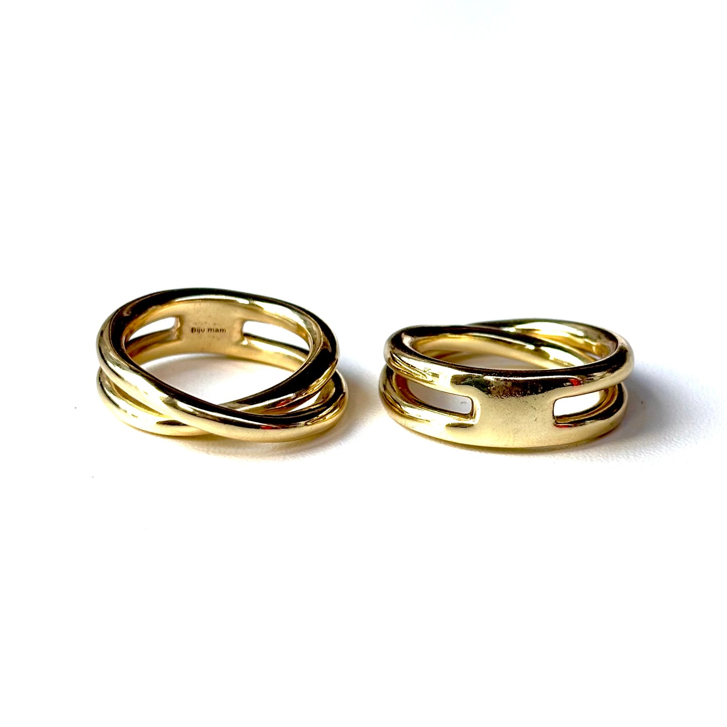 Brass plain ring 58