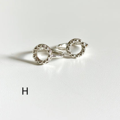Silver925 plain ring 83