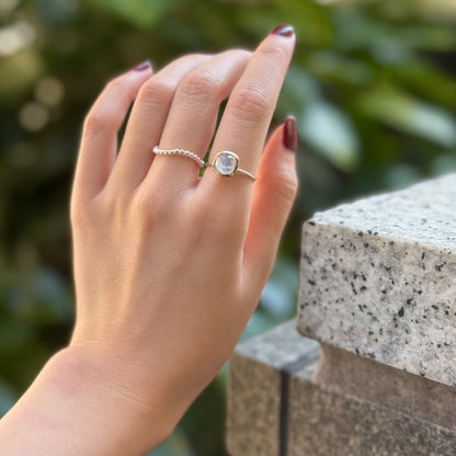 Silver925×Brass design ring 24