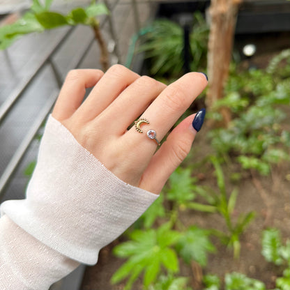 Moon design ring 7