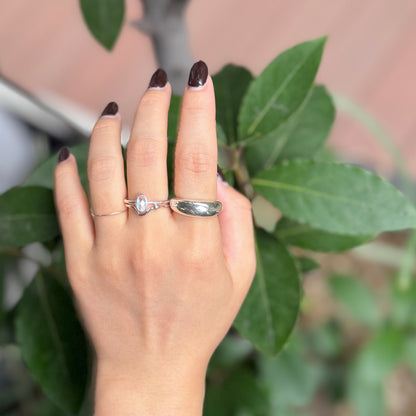 Silver925 1stone ring 10