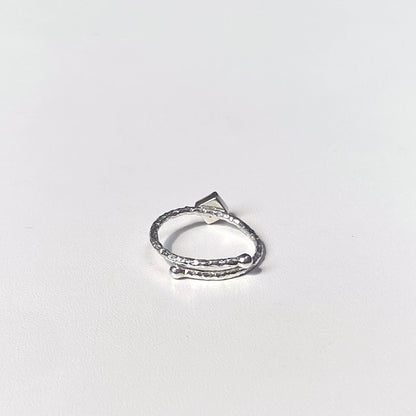 Silver925 petit ring 17