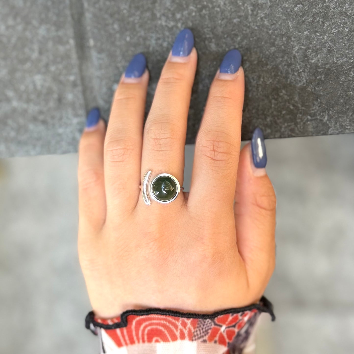 Moon design ring 10