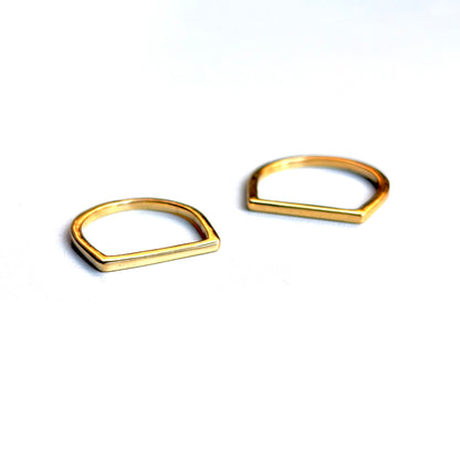 Brass plain ring 21