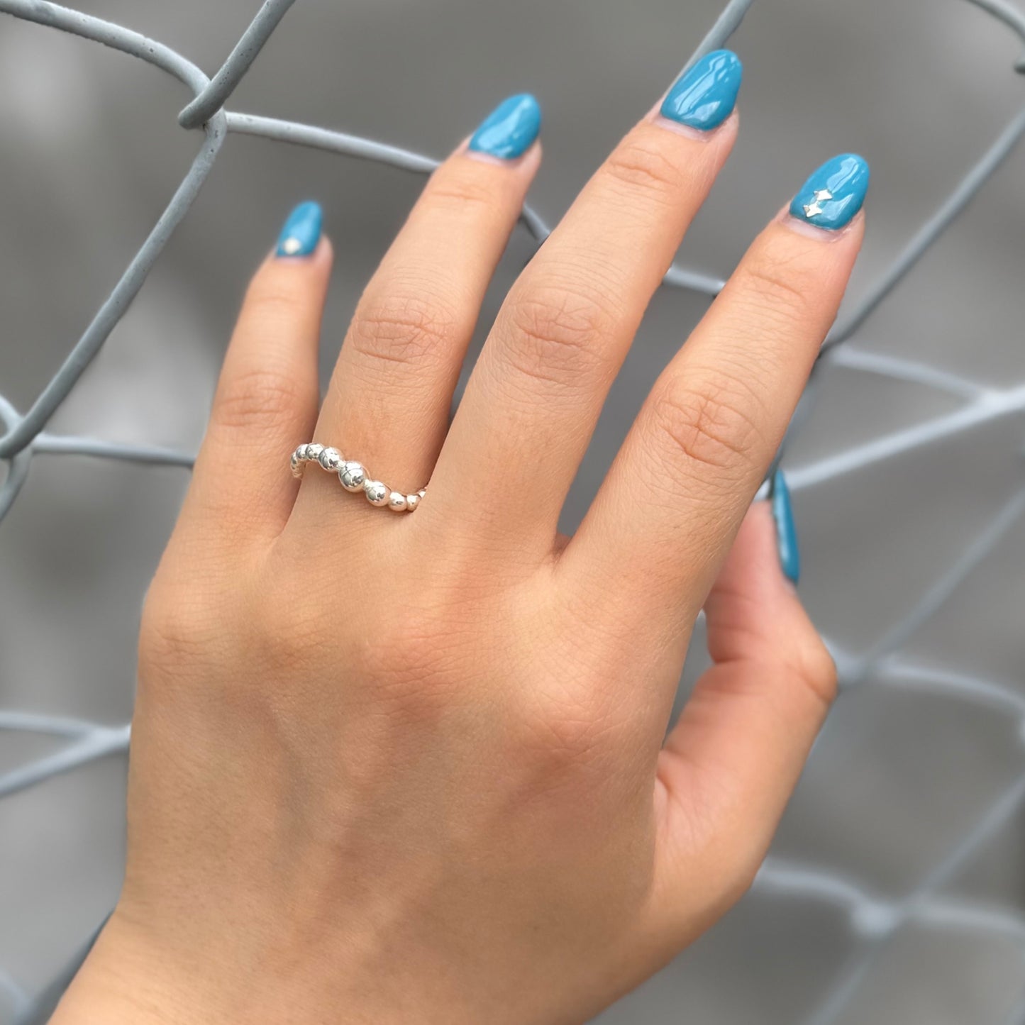 Silver925 plain ring 37
