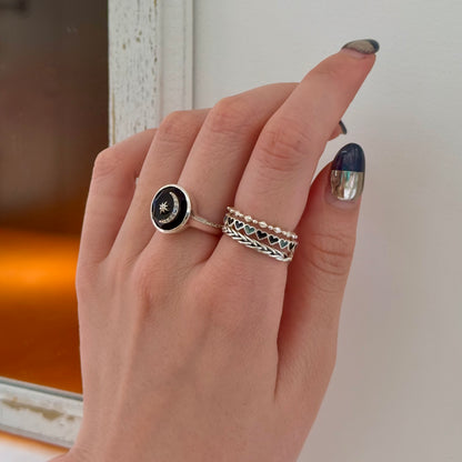 【Bijumam poco】Silver925×18K plain  ring 1