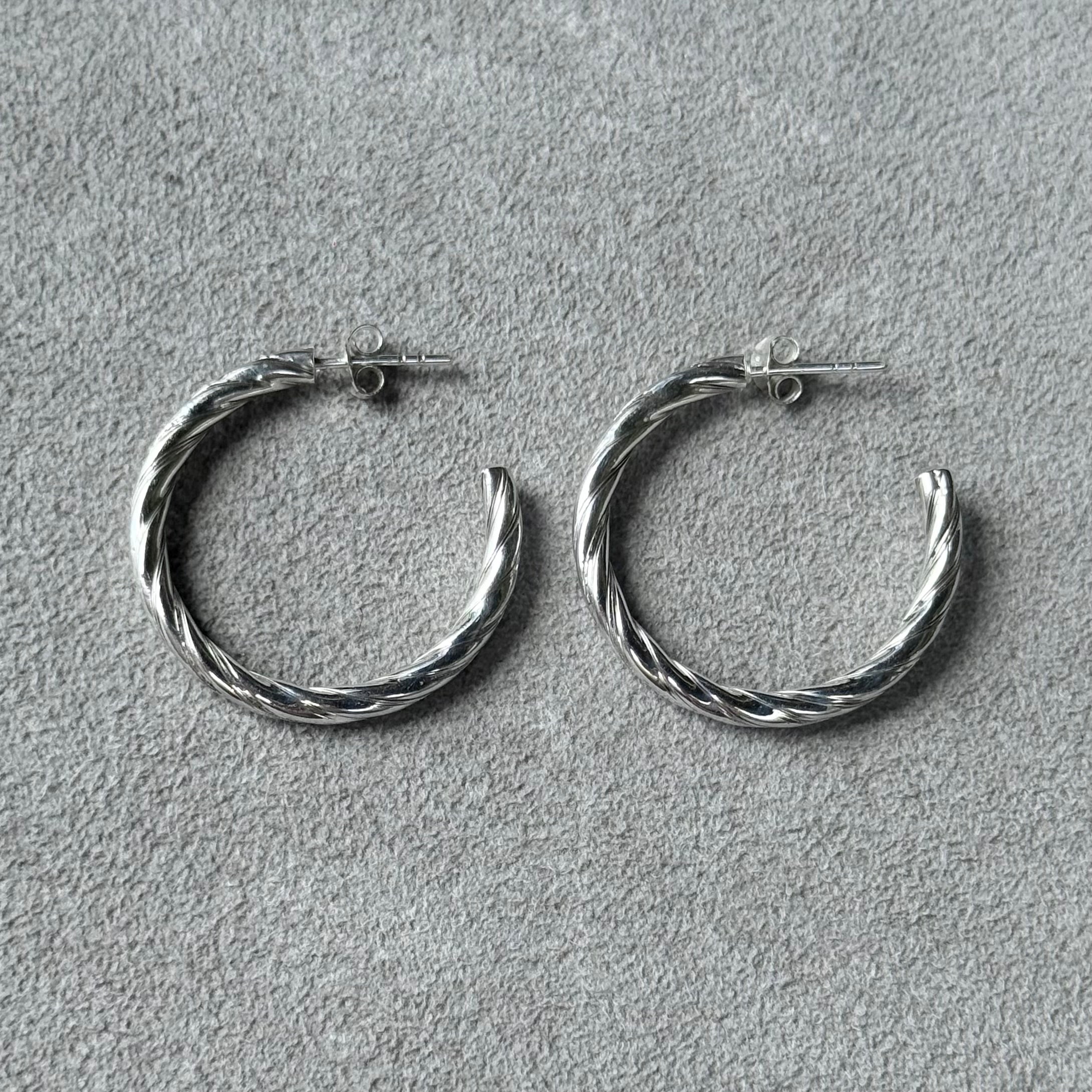 Silver925 hoop pierce 7 – Biju mam