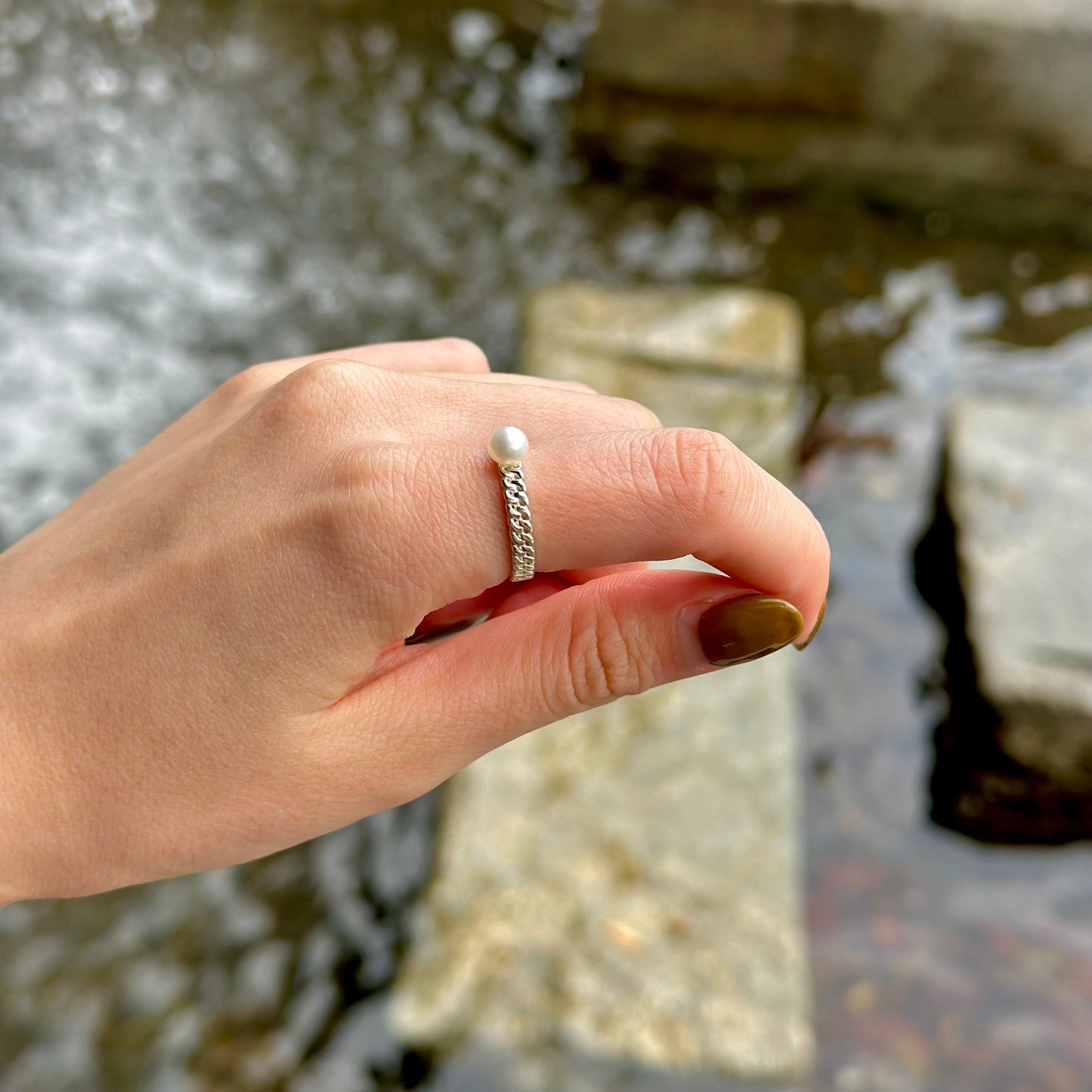 Pearl design ring 13