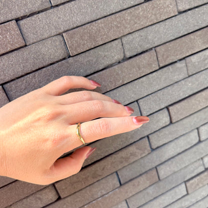 Brass plain ring 22