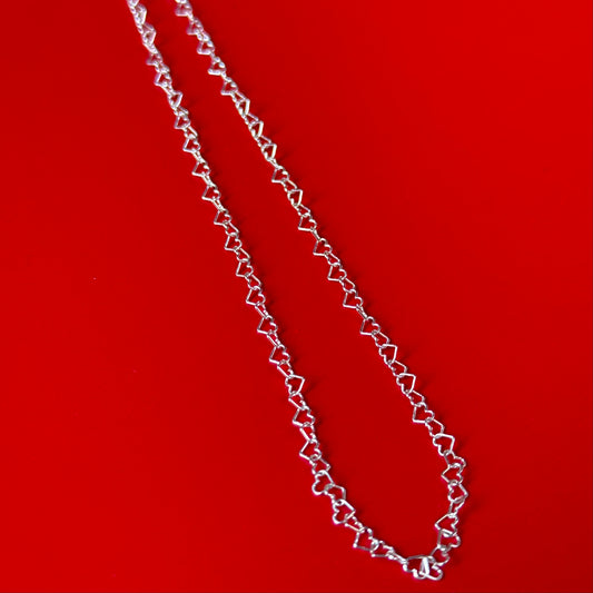 Silver925 chain  necklace〈Heart〉1