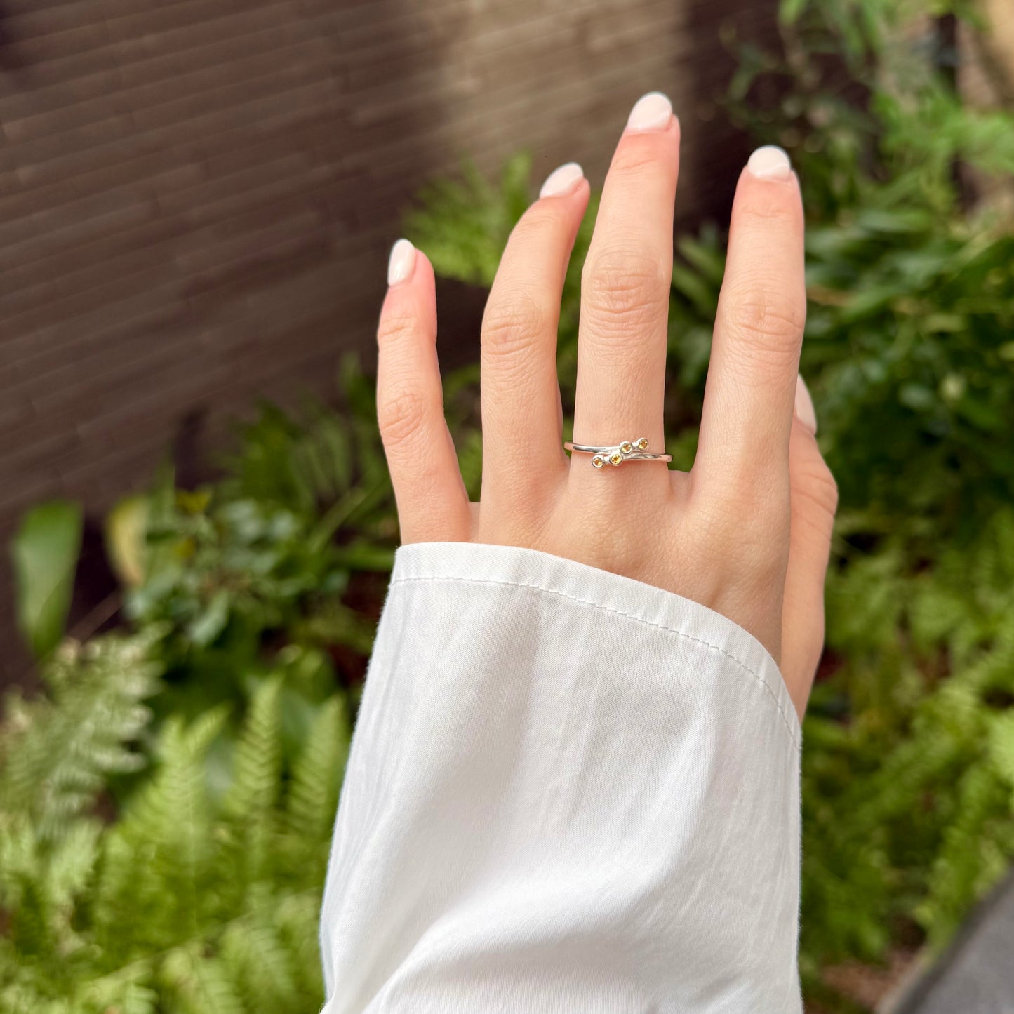 Silver925 design ring 90
