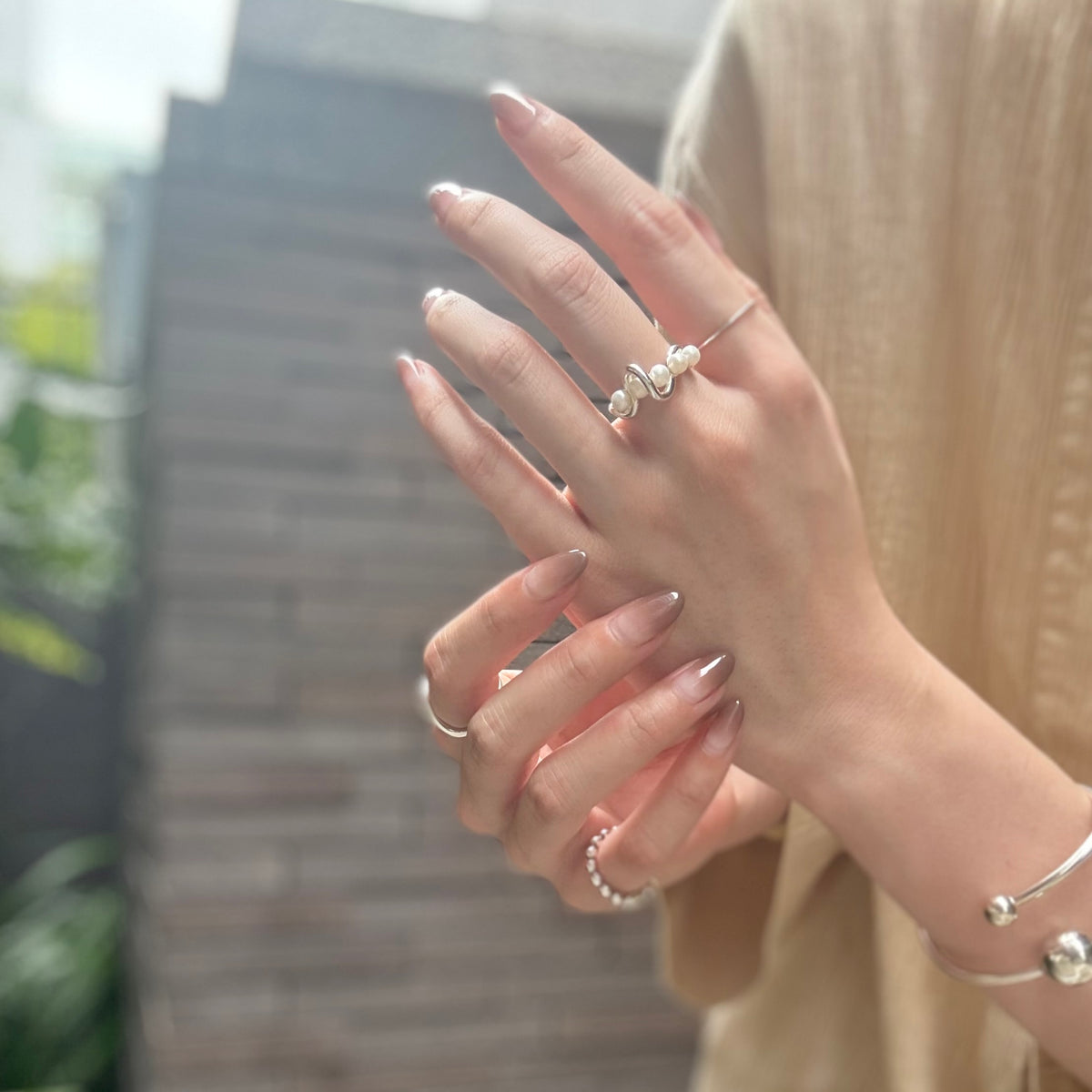 Pearl design ring 11