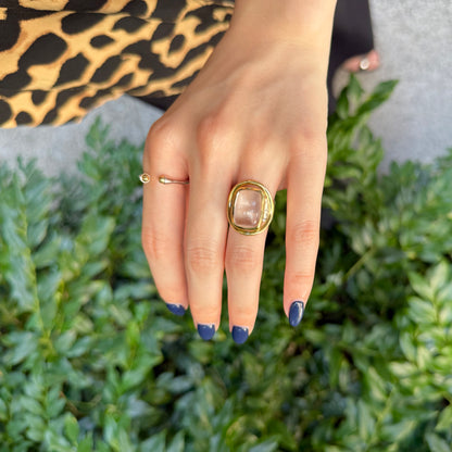 Silver925×Brass design ring 8