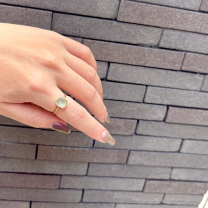 Brass roughcut ring