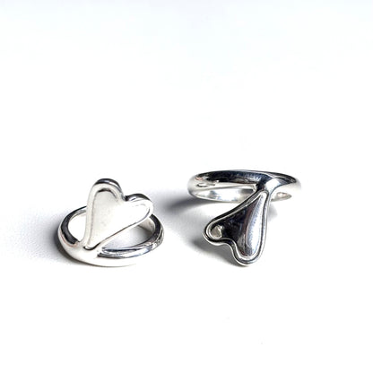 Heart plain ring 64