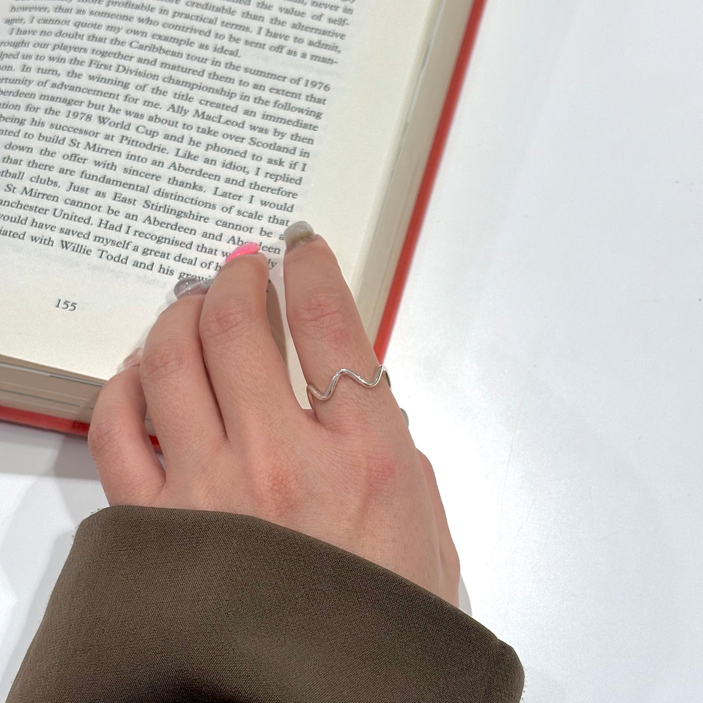 Silver925 plain ring 133