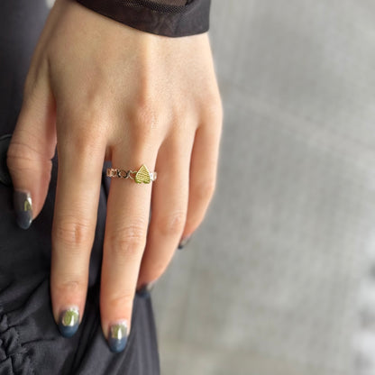 Heart plain ring 74