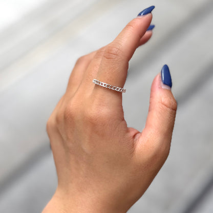 Heart plain ring 83