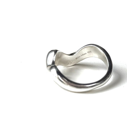 Silver925 plain ring 1