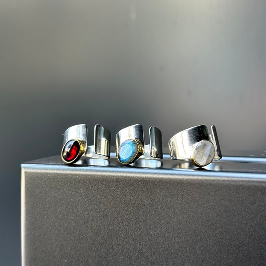 Silver925×Brass design ring 7