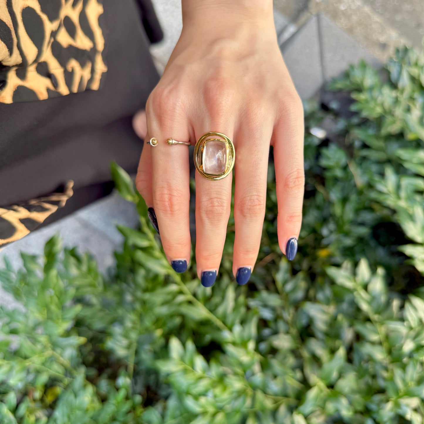 Silver925×Brass design ring 8