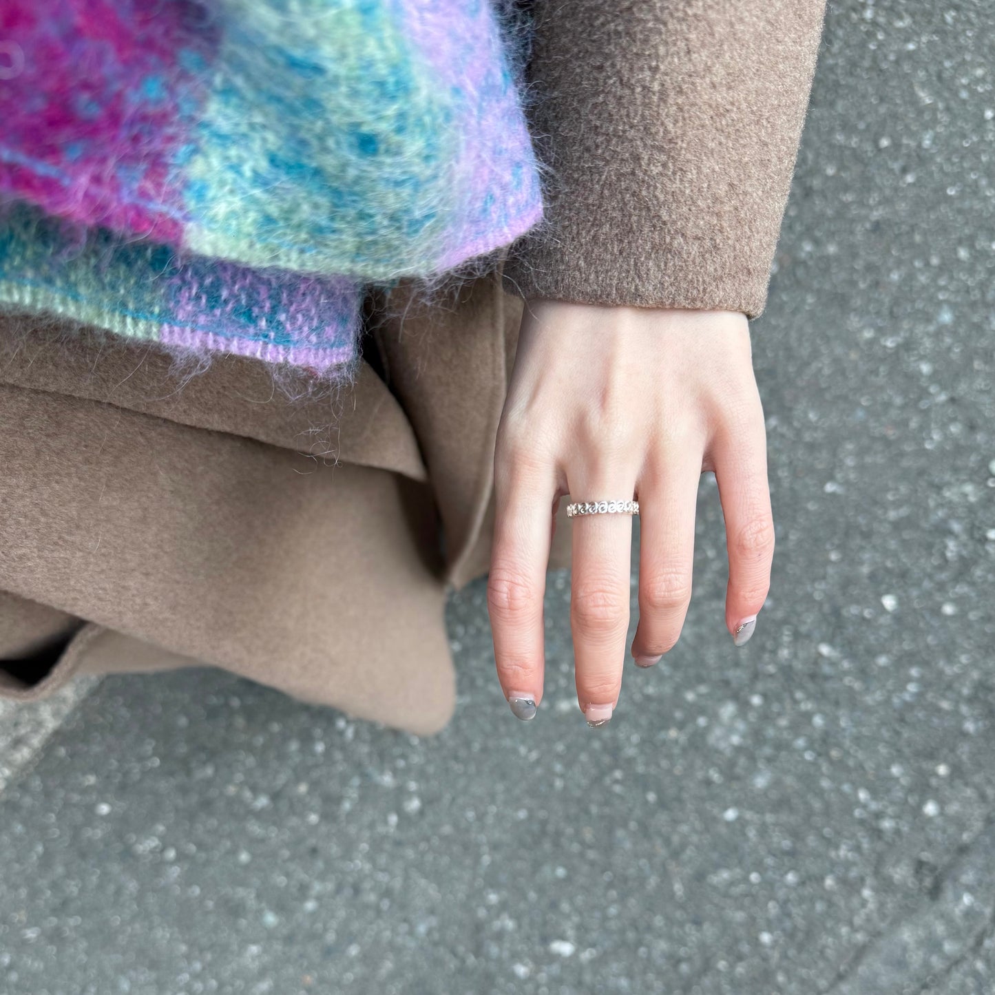 Silver925 plain ring 113