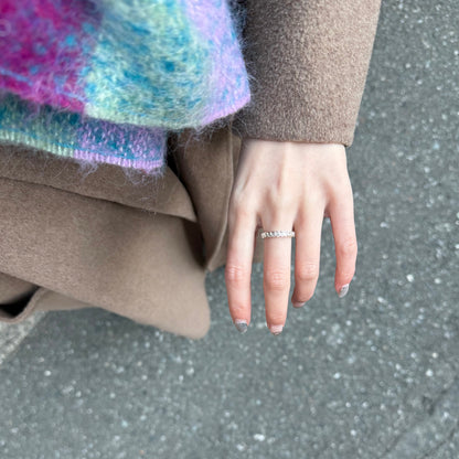 Silver925 plain ring 113