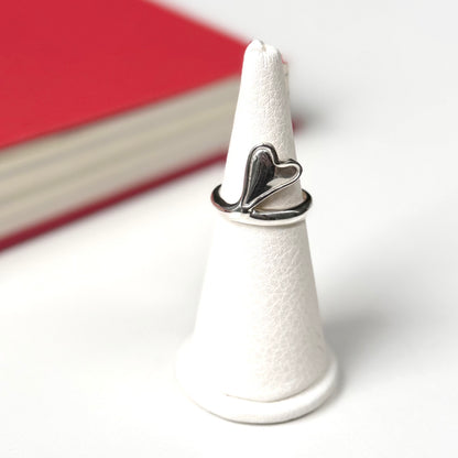 Heart plain ring 87