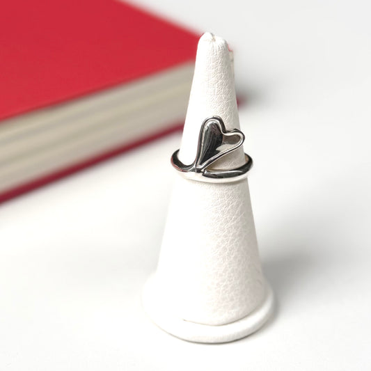 Heart plain ring 87