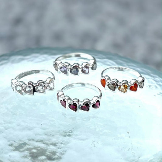 Heart design ring 5
