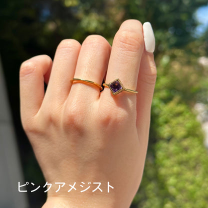 Brass petit ring 8