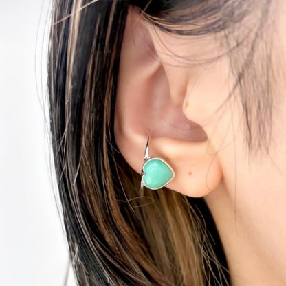 Heart ring & ear cuff