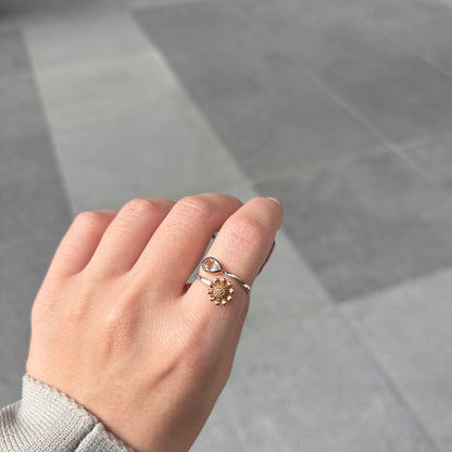 Flower design ring 21